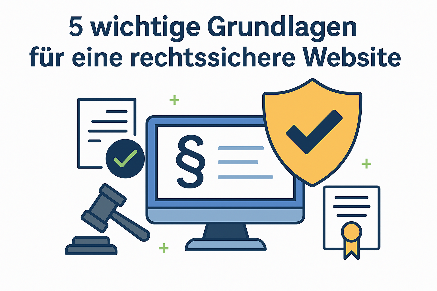 5 wichtige Grundlagen für eine rechtssichere Website